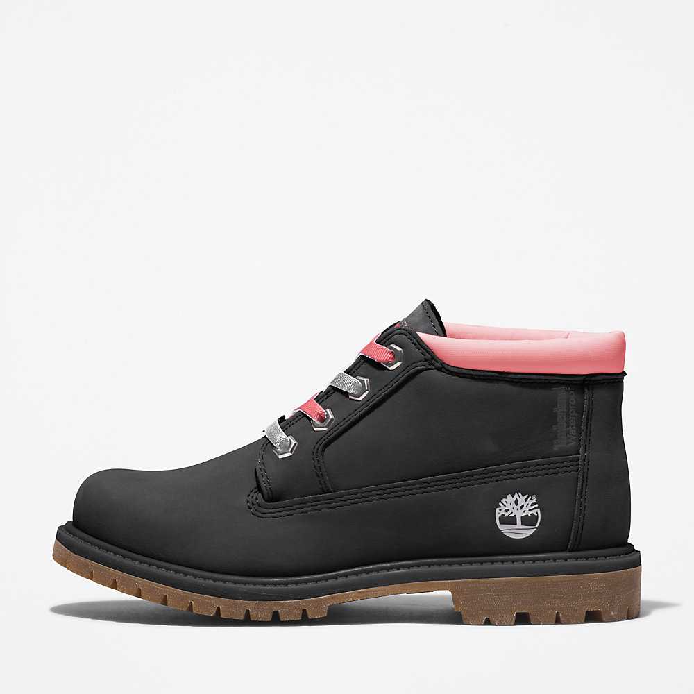 Women's Timberland Nellie Chukka Boots Black | UAE-1240586