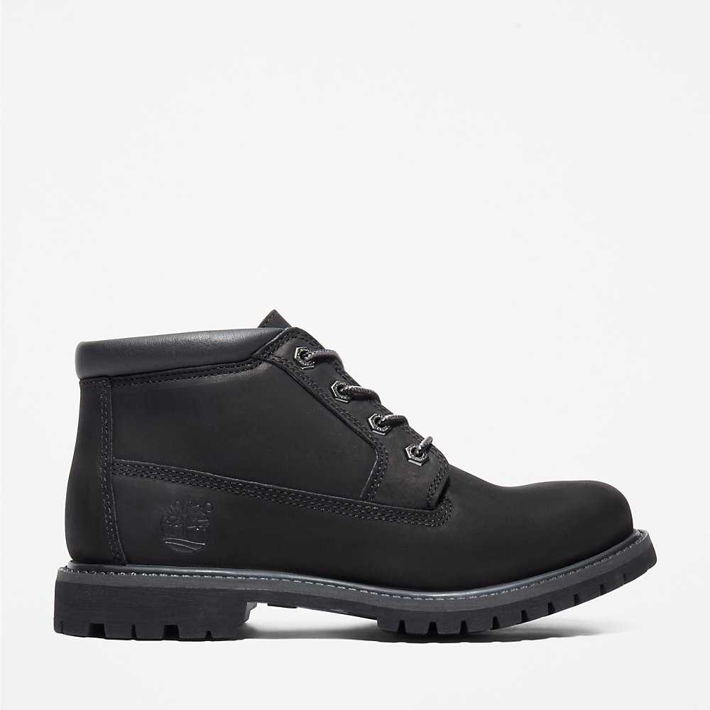 Women\'s Timberland Nellie Chukka Boots Black | UAE-4398650