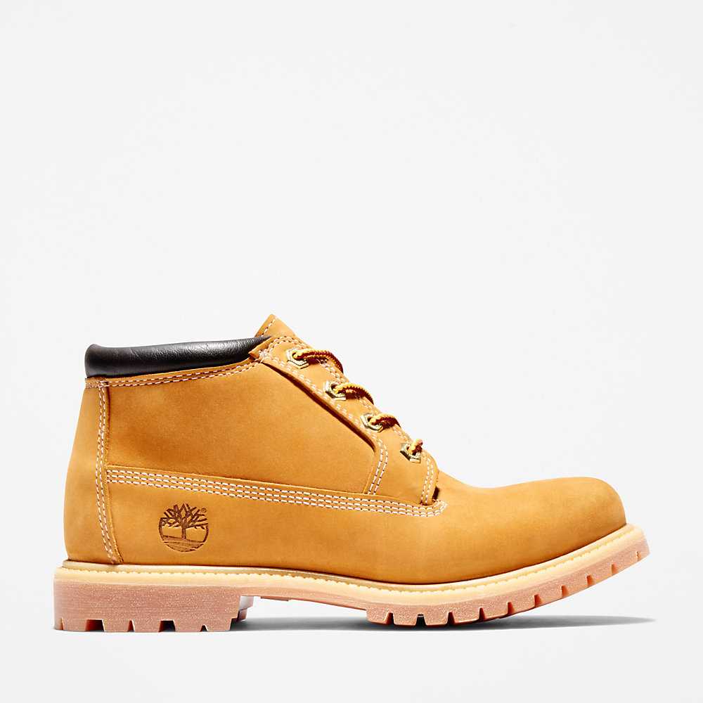 Women\'s Timberland Nellie Chukka Boots Yellow | UAE-8462190