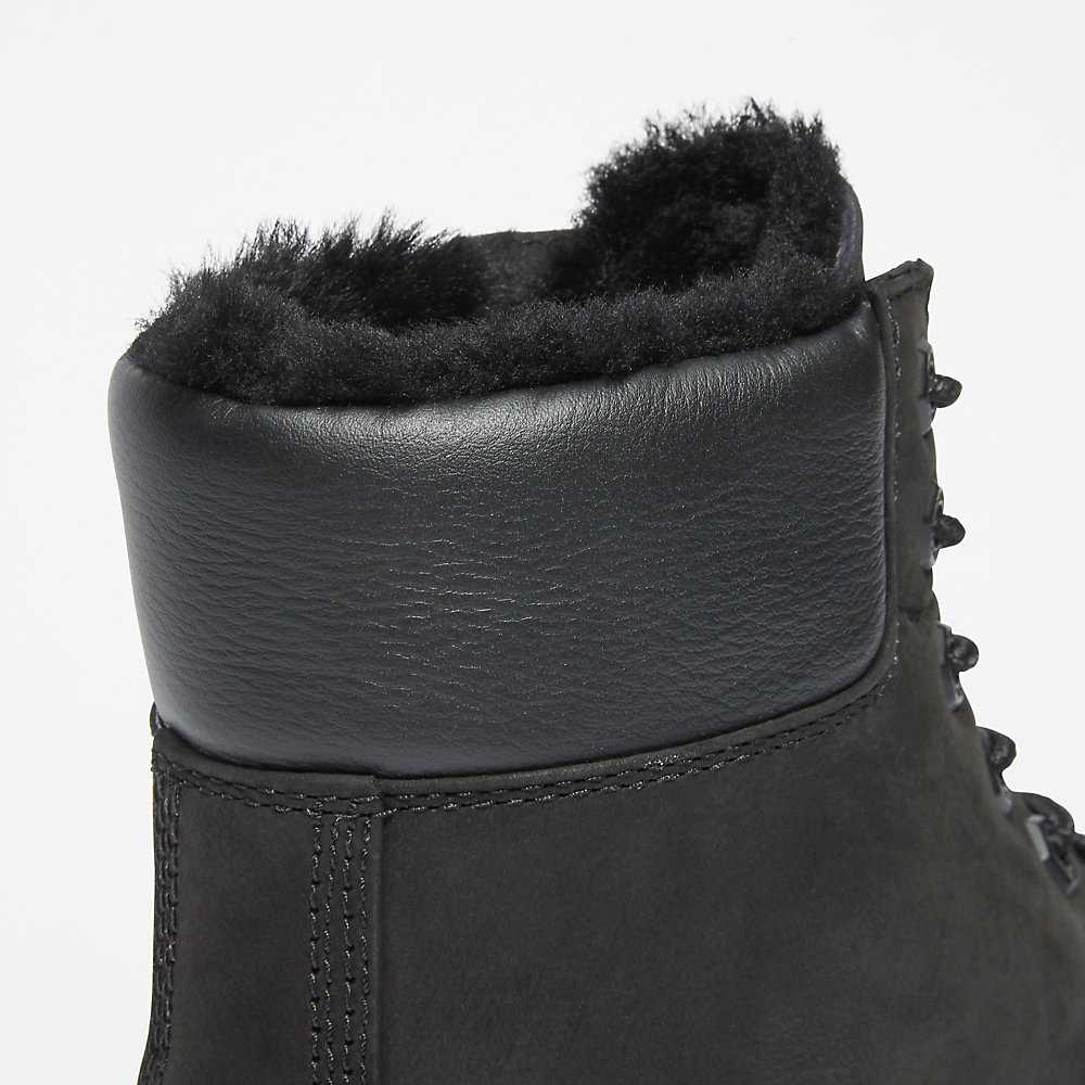 Women's Timberland Premium® 6 Inch Waterproof Boots Black | UAE-5612938