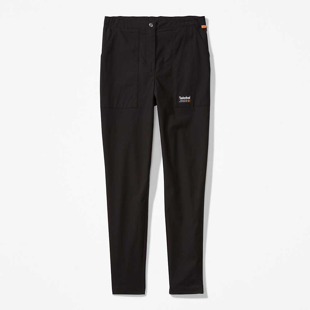 Women's Timberland Progressive Utility Pants Black | UAE-2958167