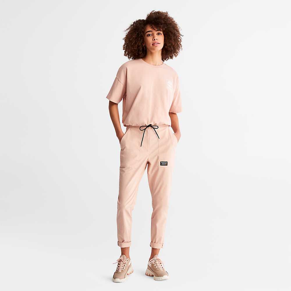 Women's Timberland Progressive Utility Pants Pink | UAE-4756102