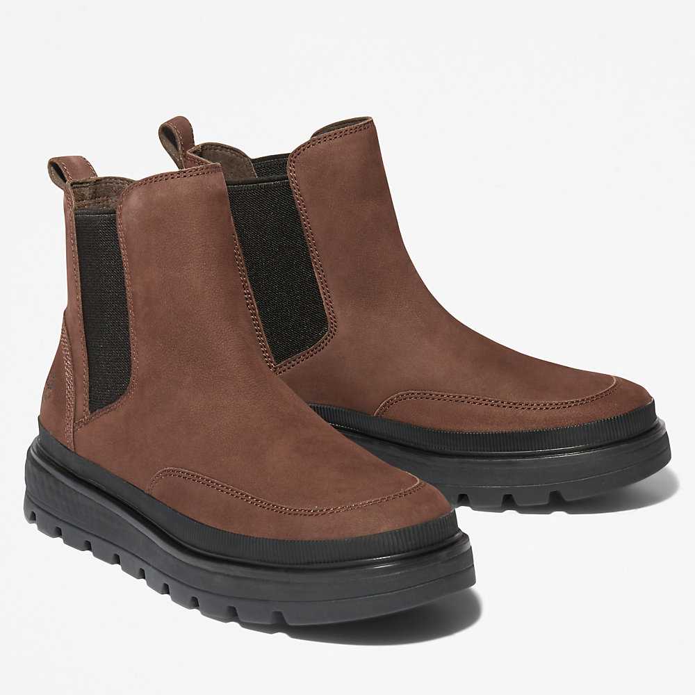 Women's Timberland Ray City Chelsea Boots Dark Brown | UAE-5690721