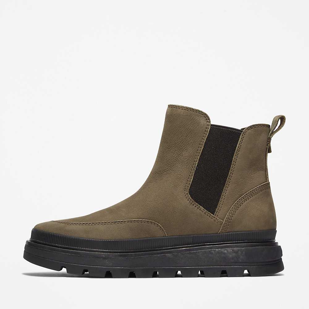 Women's Timberland Ray City Chelsea Boots Dark Green | UAE-7463520