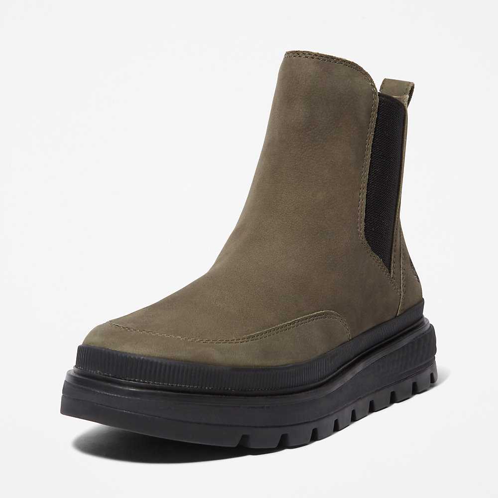 Women's Timberland Ray City Chelsea Boots Dark Green | UAE-7463520