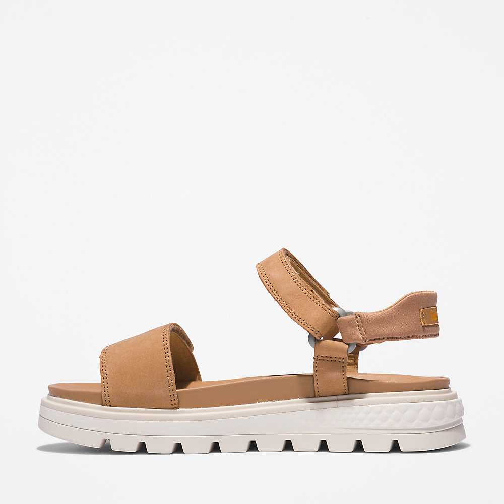 Women's Timberland Ray City Sandals Brown | UAE-9537402