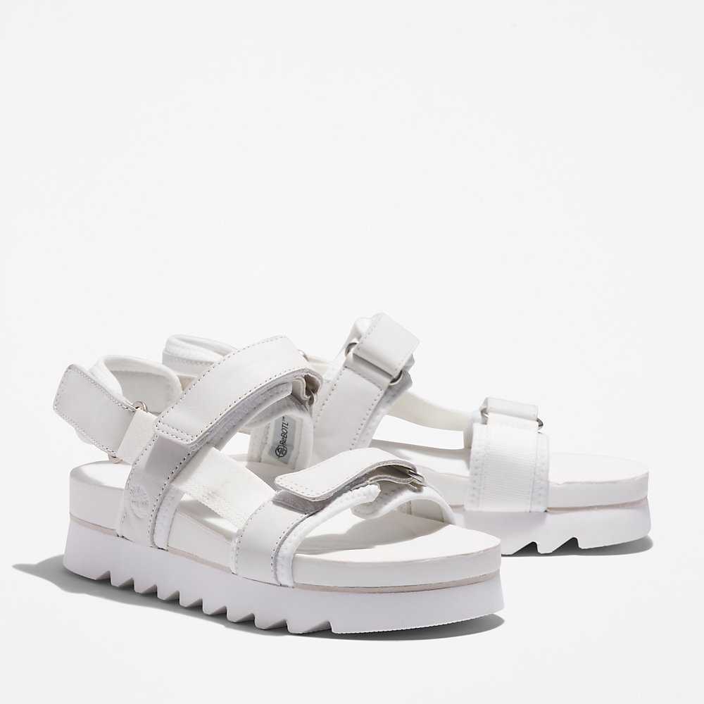 Women's Timberland Santa Monica Sunrise Sandals White | UAE-6741203