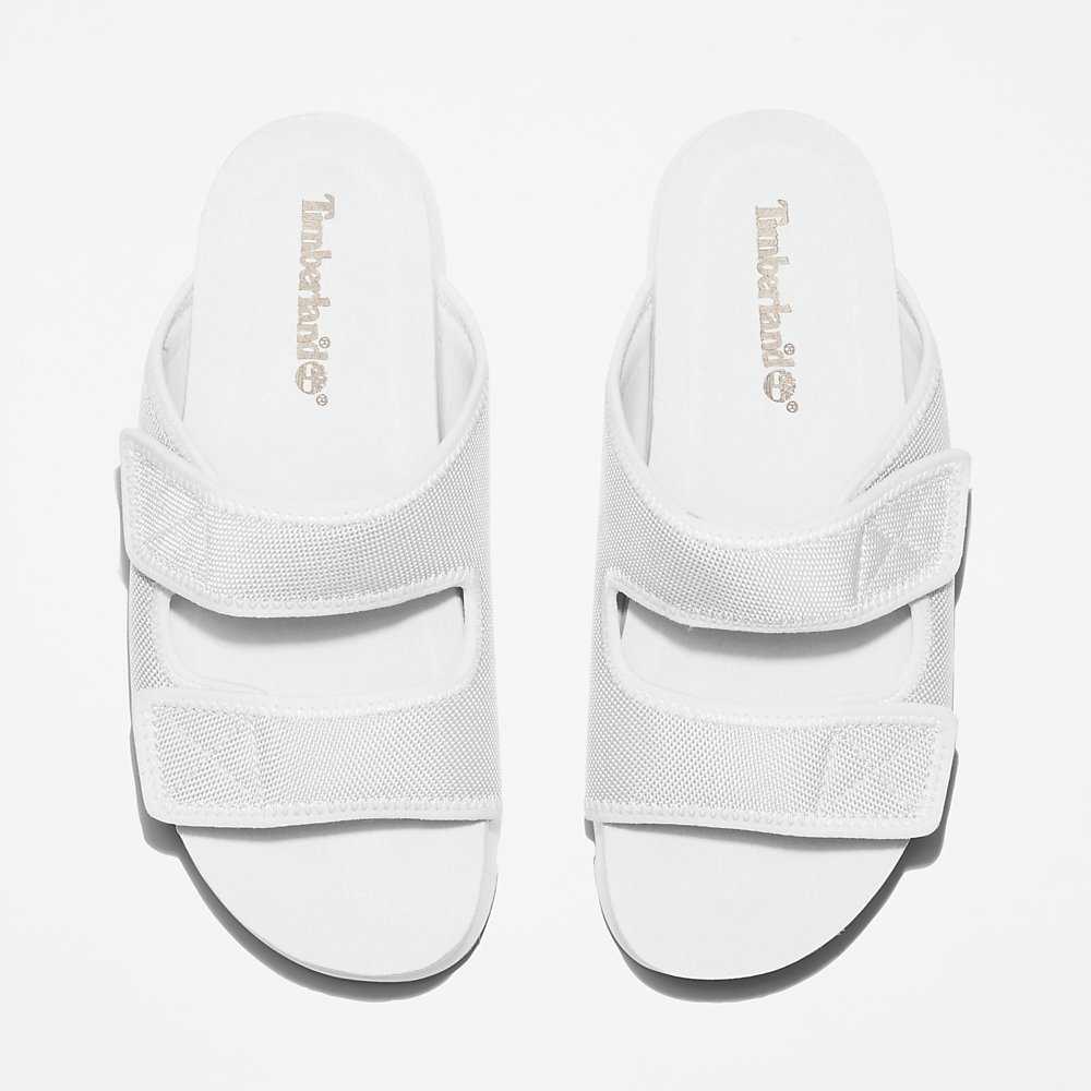 Women's Timberland Santa Monica Sunrise Sandals White | UAE-7048512