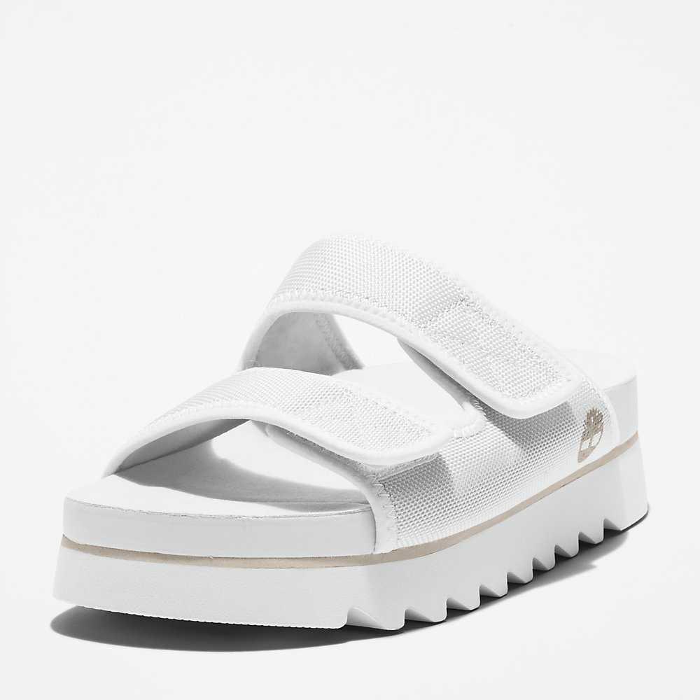 Women's Timberland Santa Monica Sunrise Sandals White | UAE-7048512