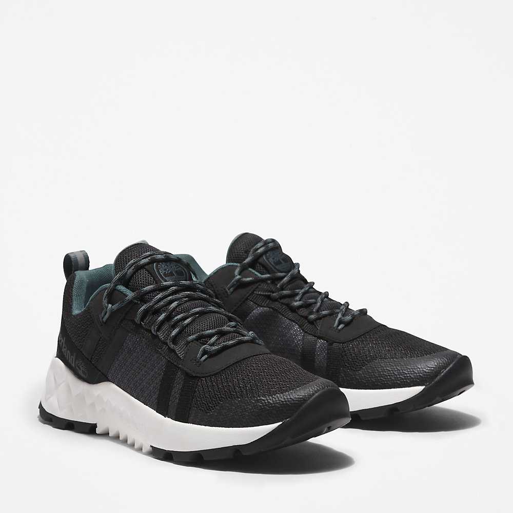 Women's Timberland Solar Wave Sneakers Black | UAE-4081356