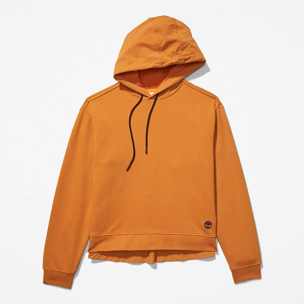 Women's Timberland Solid-colour Hoodie Brown | UAE-3941570