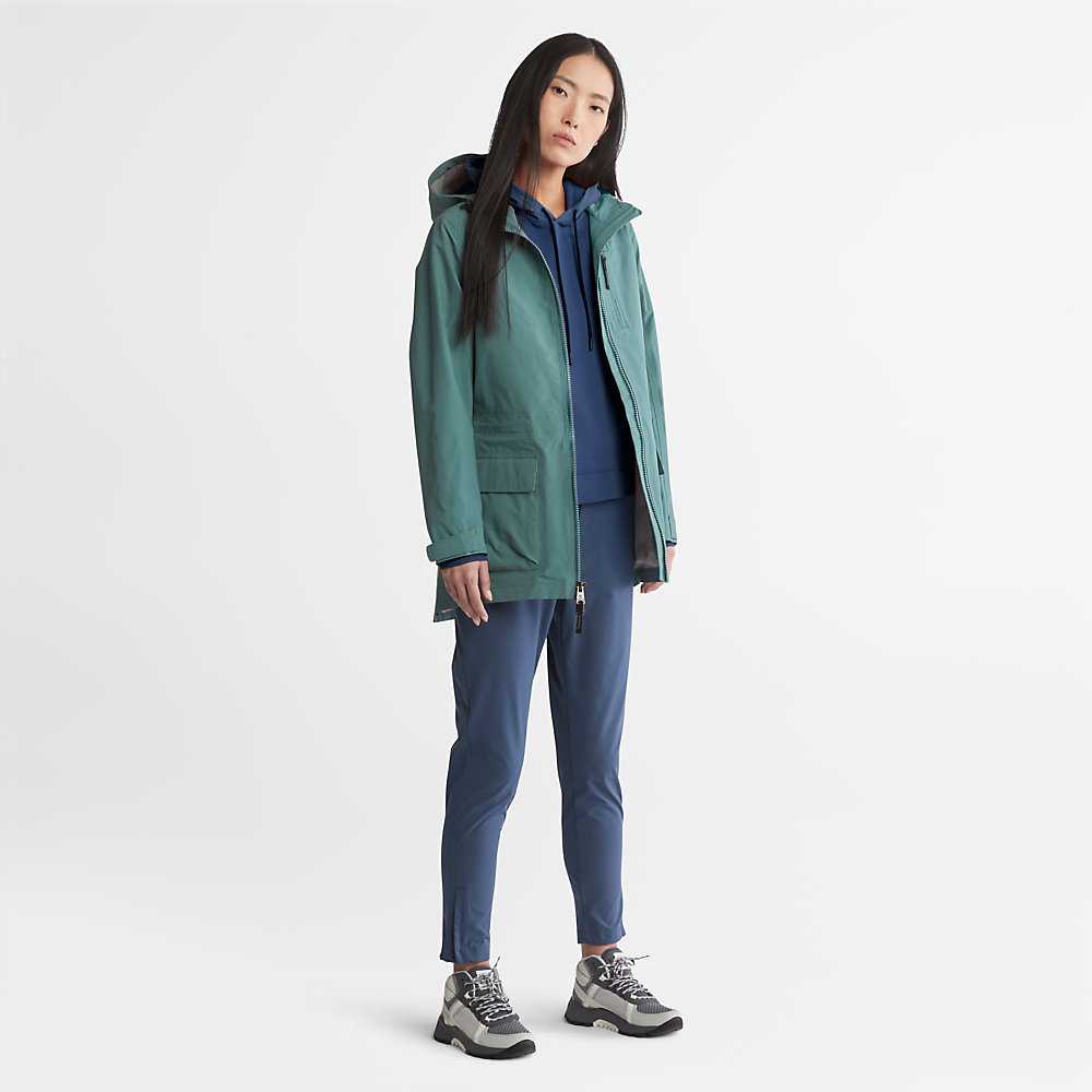 Women's Timberland Solid-colour Hoodie Dark Blue | UAE-6372580