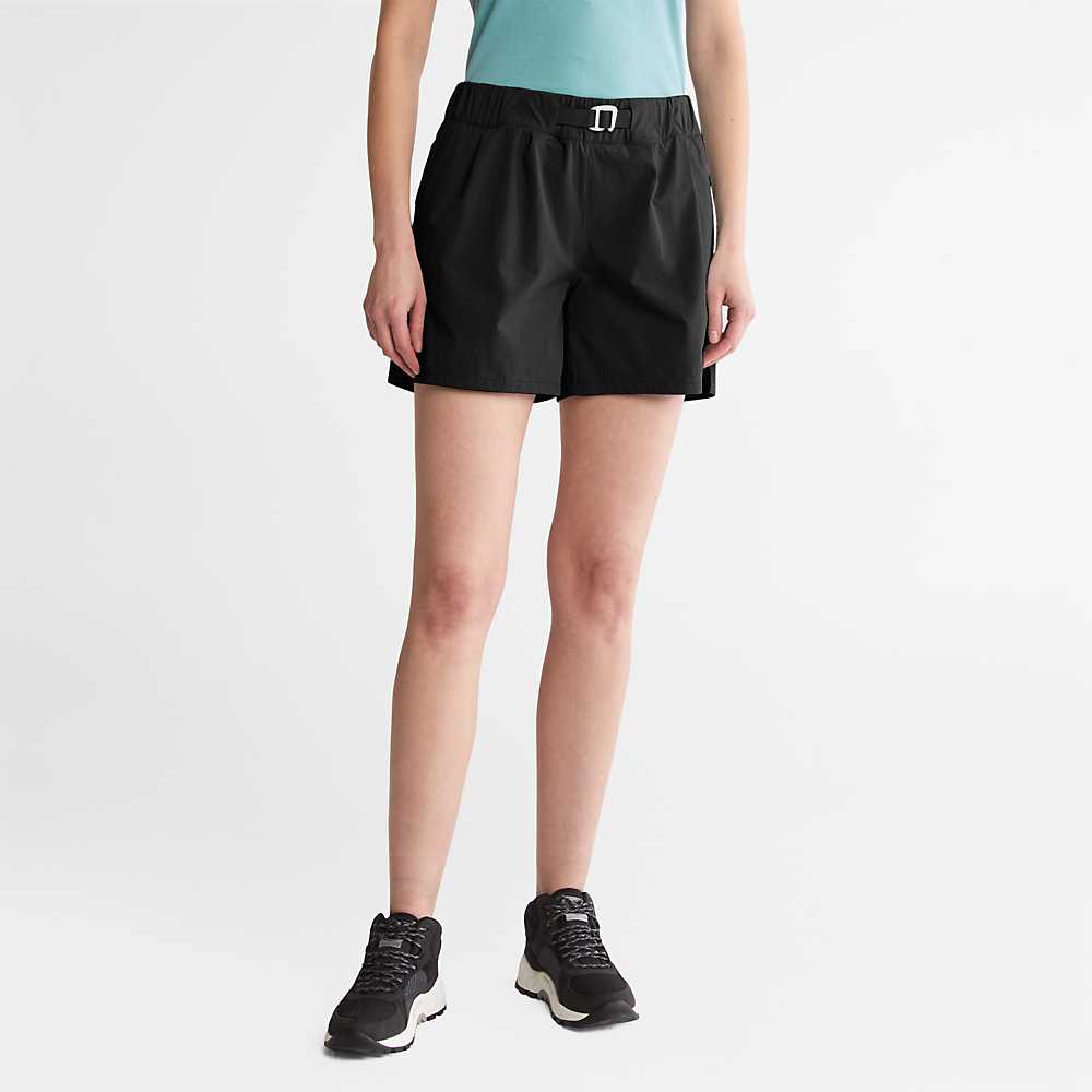 Women\'s Timberland Technical Shorts Black | UAE-0917463