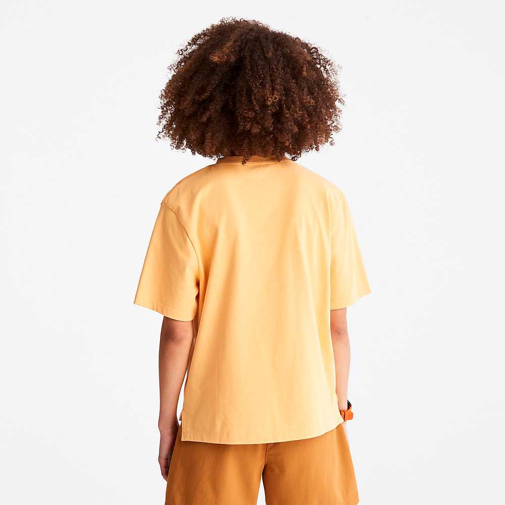 Women's Timberland TimberCHILL™ T Shirts Orange | UAE-6528349