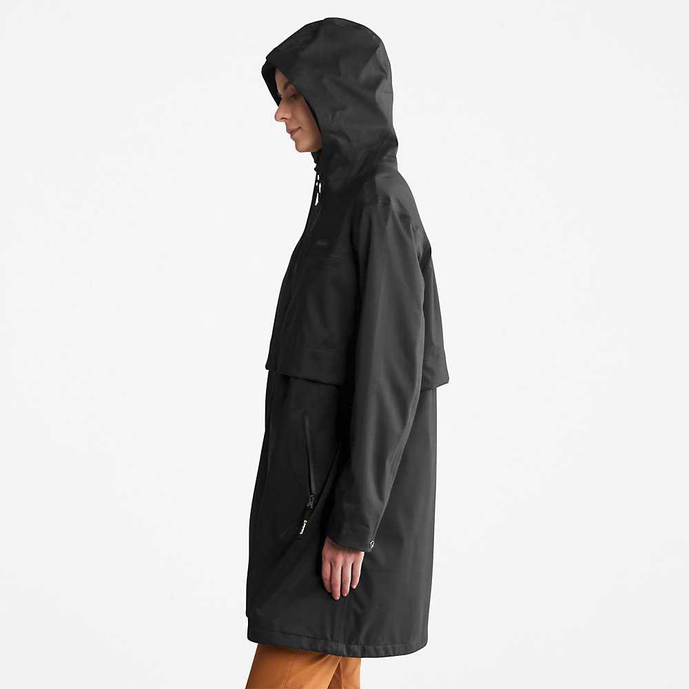 Women's Timberland Waterproof Parka Jackets Black | UAE-8461753