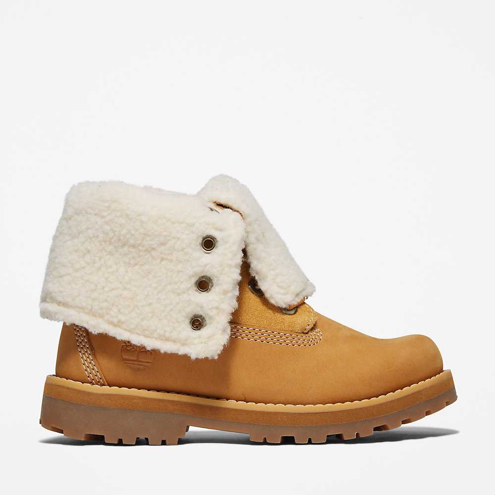 Kids' Timberland Courma Waterproof Boots Yellow | UAE-4219521