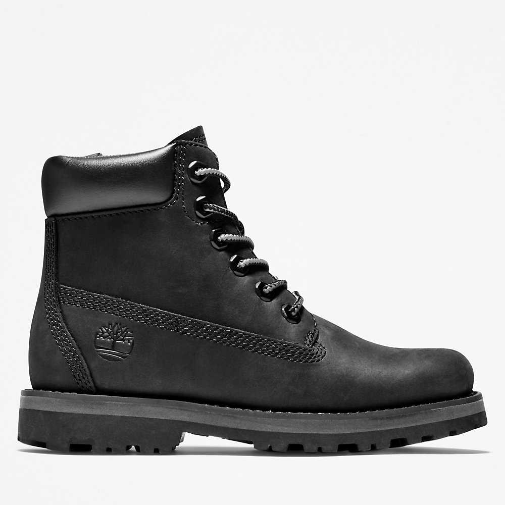 Kids' Timberland Courma Waterproof Boots Black | UAE-4219524