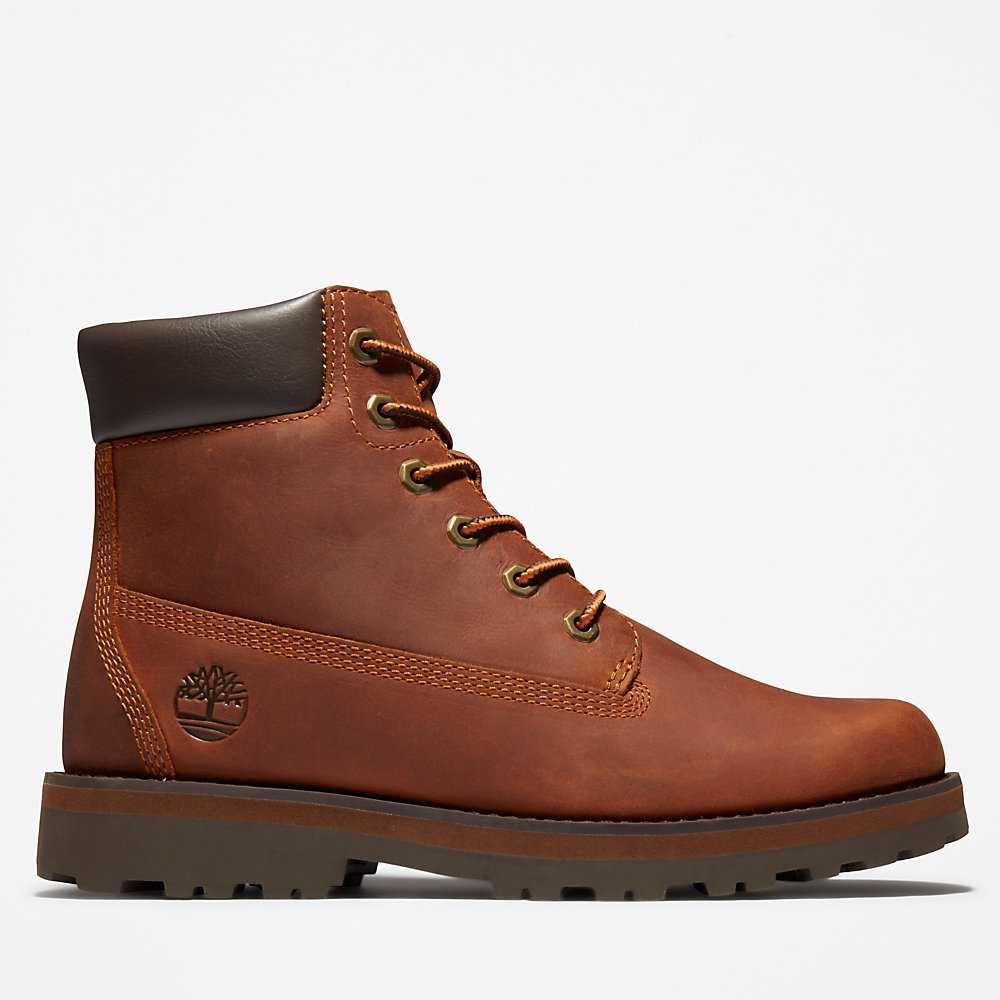 Kids' Timberland Courma Waterproof Boots Brown | UAE-4219525