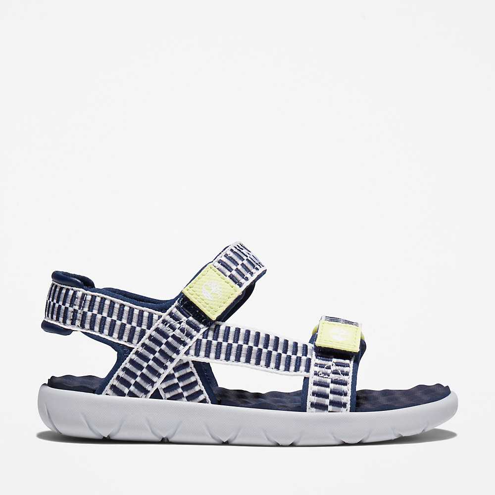 Kids' Timberland Perkins Row Sandals Navy | UAE-4219670