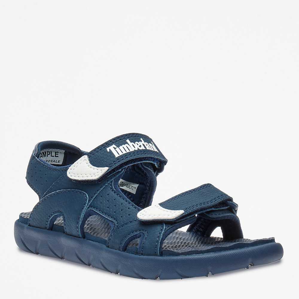 Kids' Timberland Perkins Row Sandals Navy | UAE-6973148