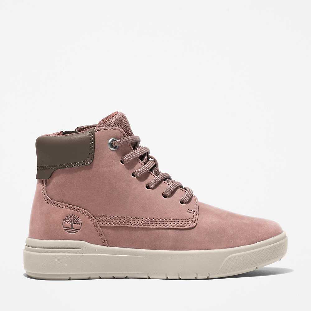 Kids' Timberland Seneca Bay Sneakers Light Pink | UAE-4219594