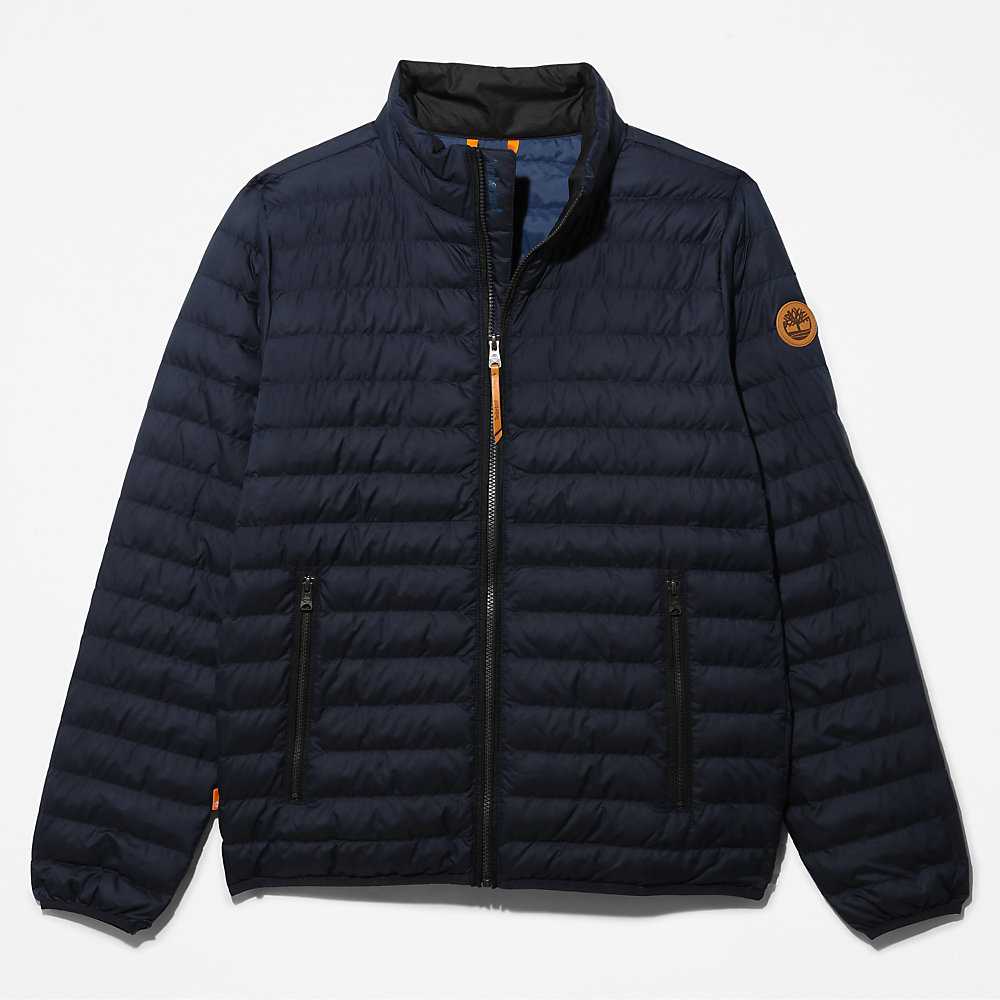 Men's Timberland Axis Peak Jackets Navy | UAE-9072814