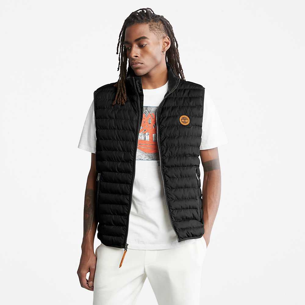 Men's Timberland Axis Peak Vest Black | UAE-9230478