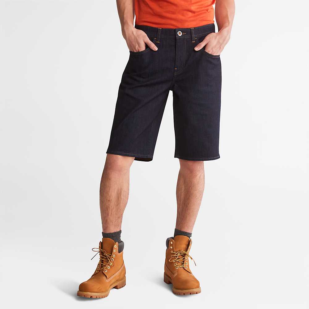 Men's Timberland Canobie Lake Shorts Navy | UAE-1637908