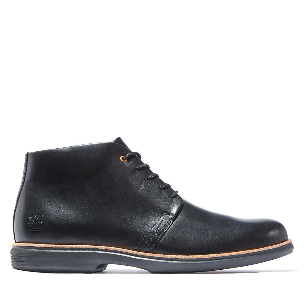 Men's Timberland City Groove Chukka Boots Black | UAE-5412603