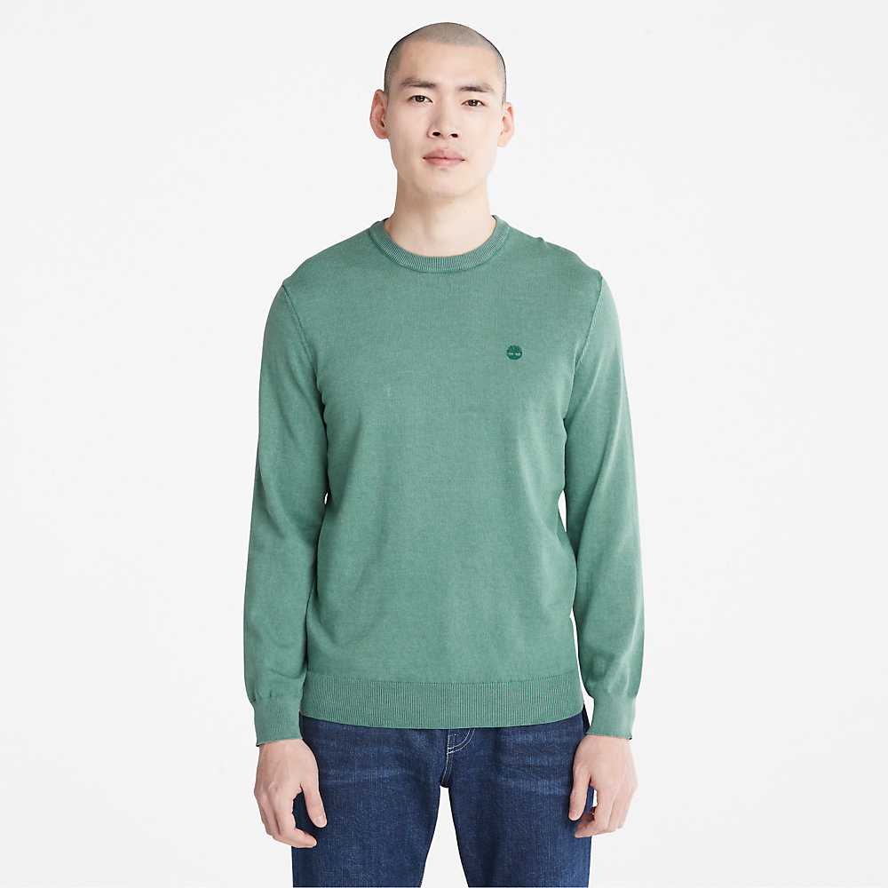 Men's Timberland Earthkeepers Sweatshirt Green | UAE-4081359