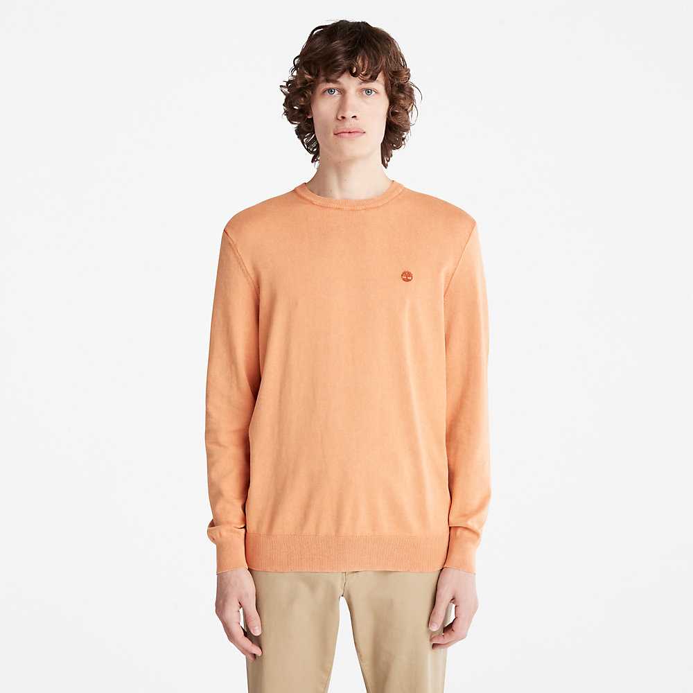 Men's Timberland Earthkeepers Sweatshirt Orange | UAE-6534091