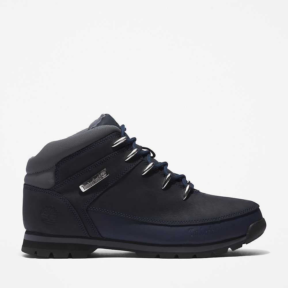 Men's Timberland Euro Sprint Hiking Boots Dark Blue | UAE-6324187