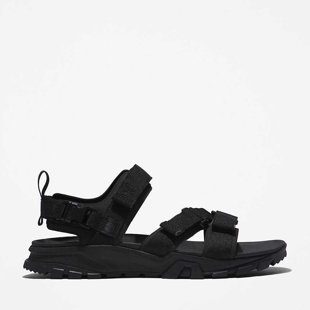 Men's Timberland Garrison Trail Sandals Black | UAE-2790618