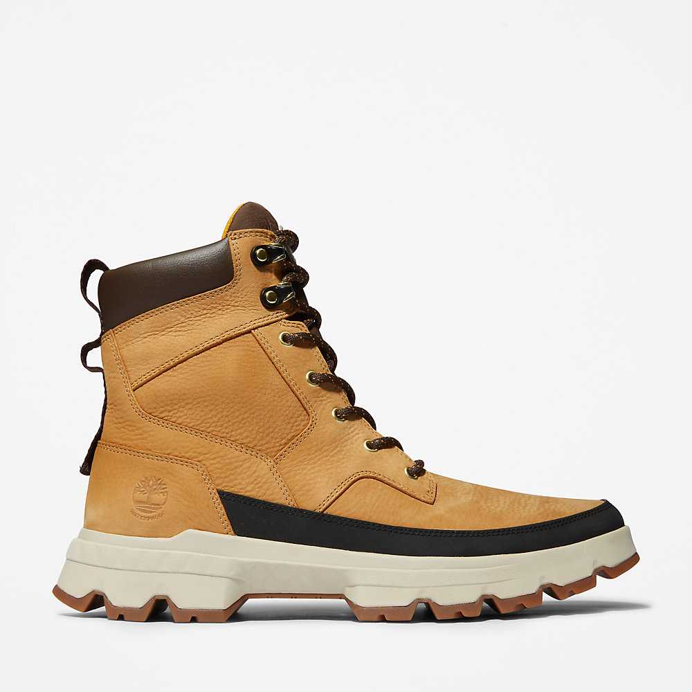 Men's Timberland GreenStride™ TBL® Originals Ultra Waterproof Boots Yellow | UAE-5246809