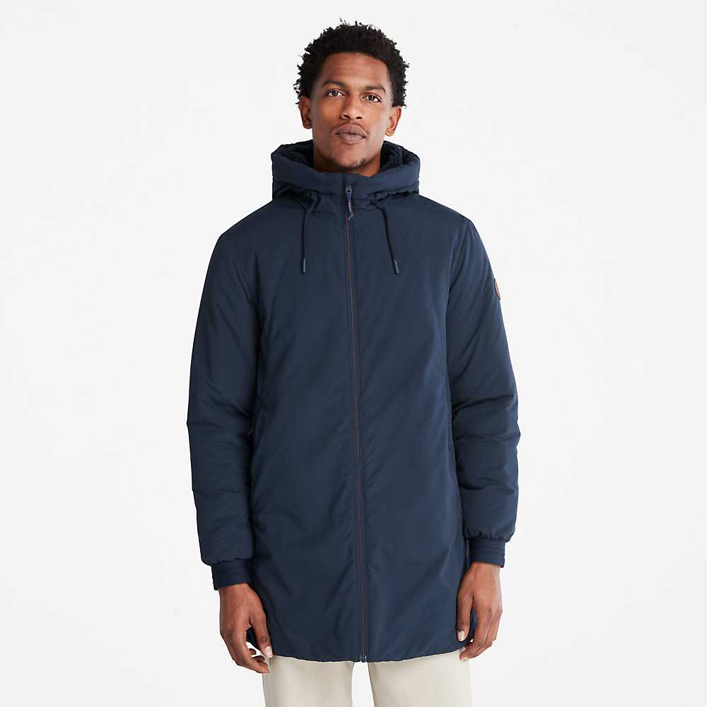 Men's Timberland Insulated Parka Jackets Dark Blue | UAE-8239045