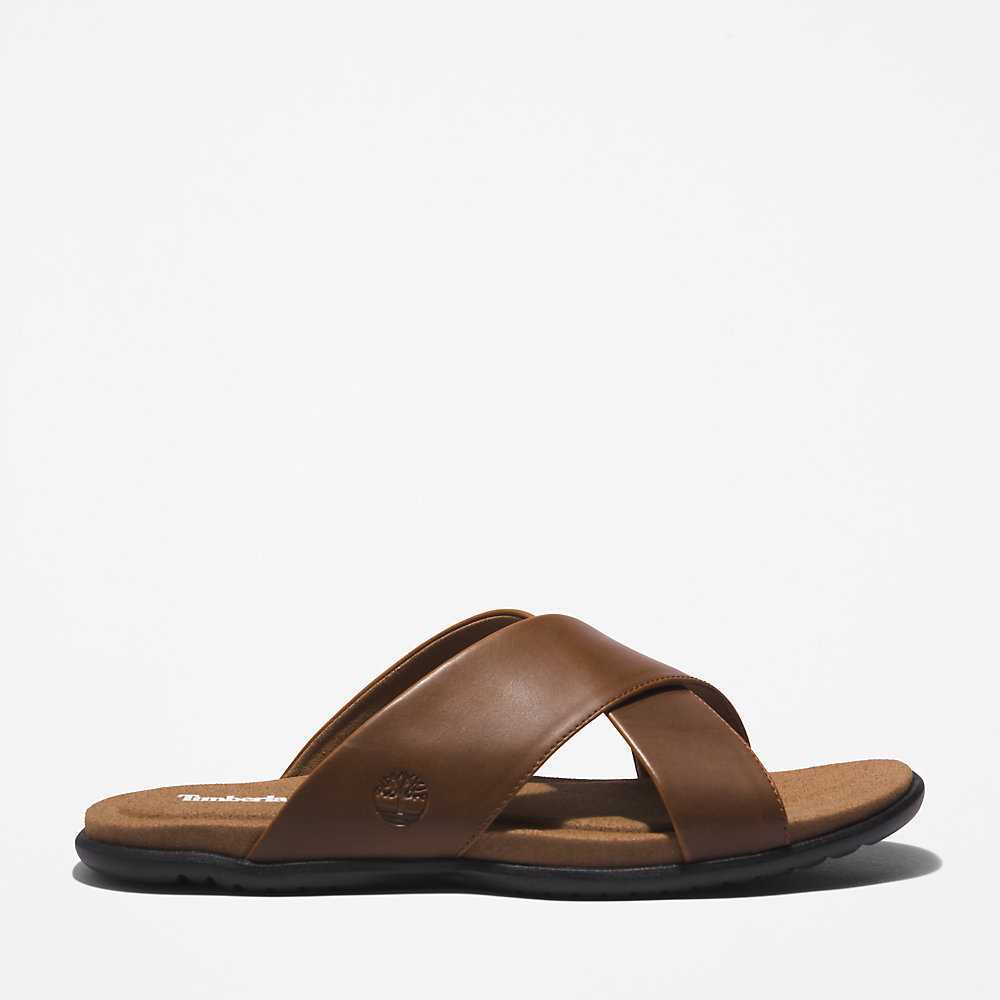 Men's Timberland Kesler Cove Sandals Brown | UAE-1857239