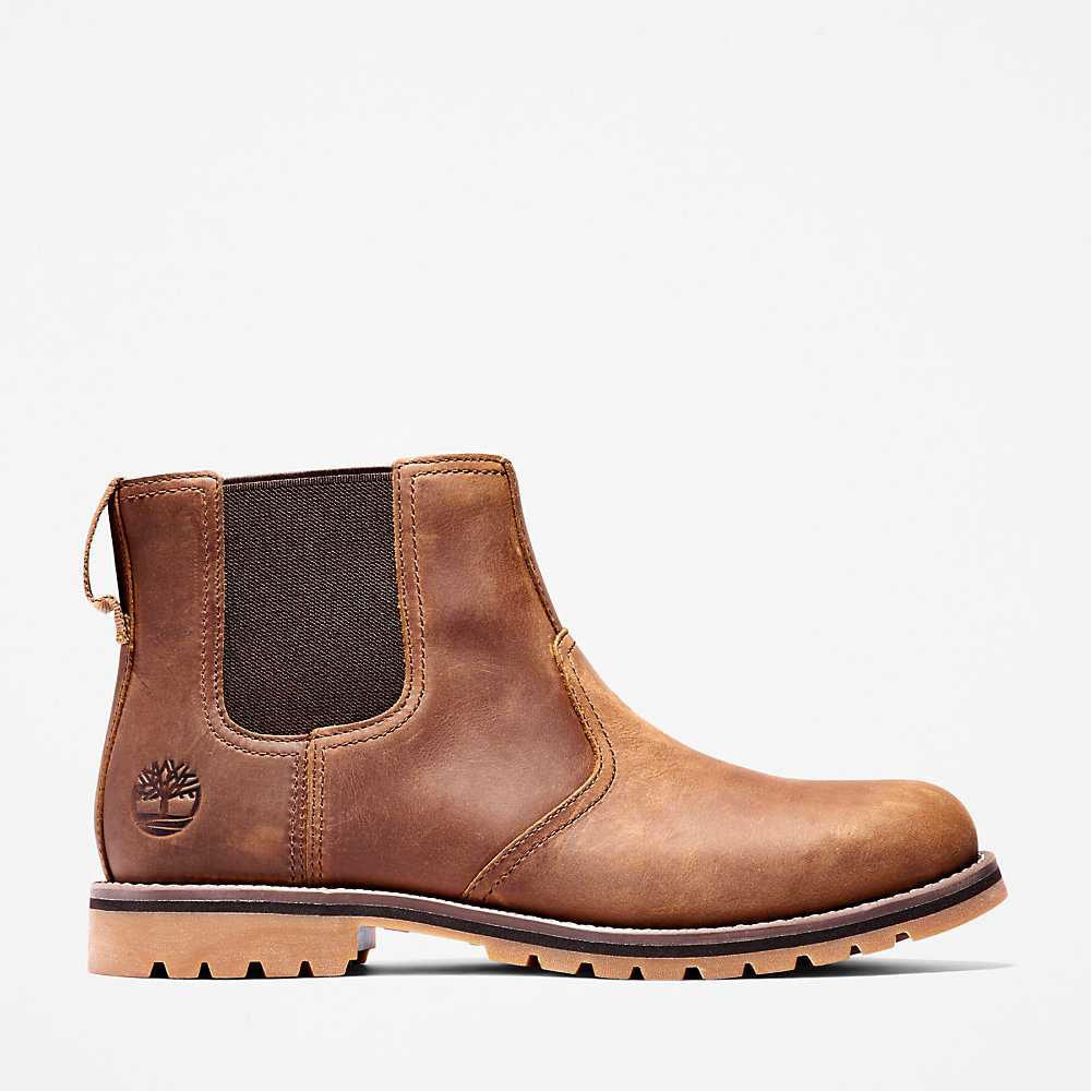 Men's Timberland Larchmont Chelsea Boots Light Brown | UAE-0278596