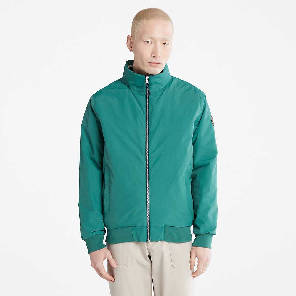 Men's Timberland Mount Lafayette Bomber Jacket Green | UAE-0985134