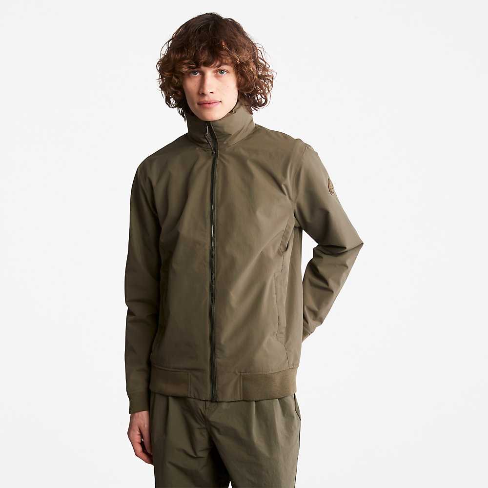 Men's Timberland Mount Lafayette Bomber Jacket Green | UAE-3091465