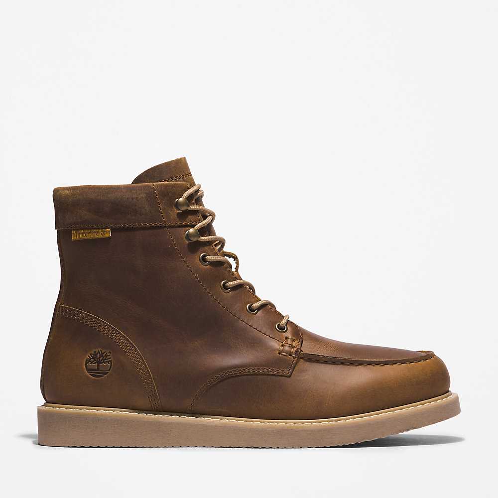 Men's Timberland Newmarket II Waterproof Boots Light Brown | UAE-3859704