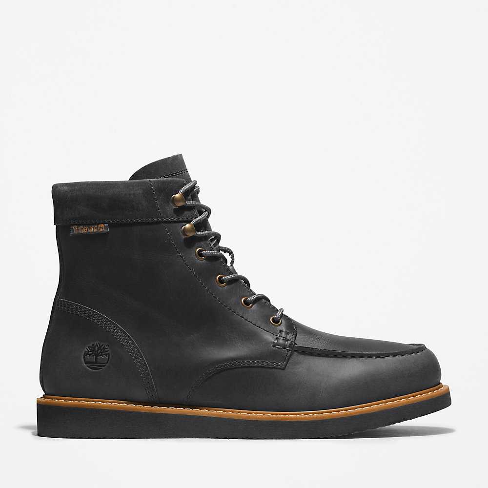 Men's Timberland Newmarket II Waterproof Boots Black | UAE-8732604