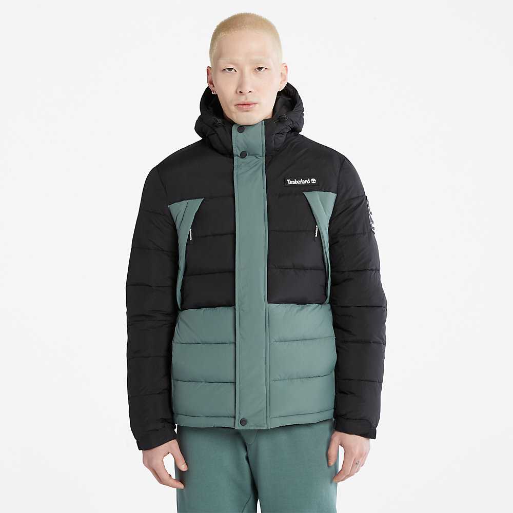 Men's Timberland Outdoor Archive Down Jackets Green | UAE-5964821