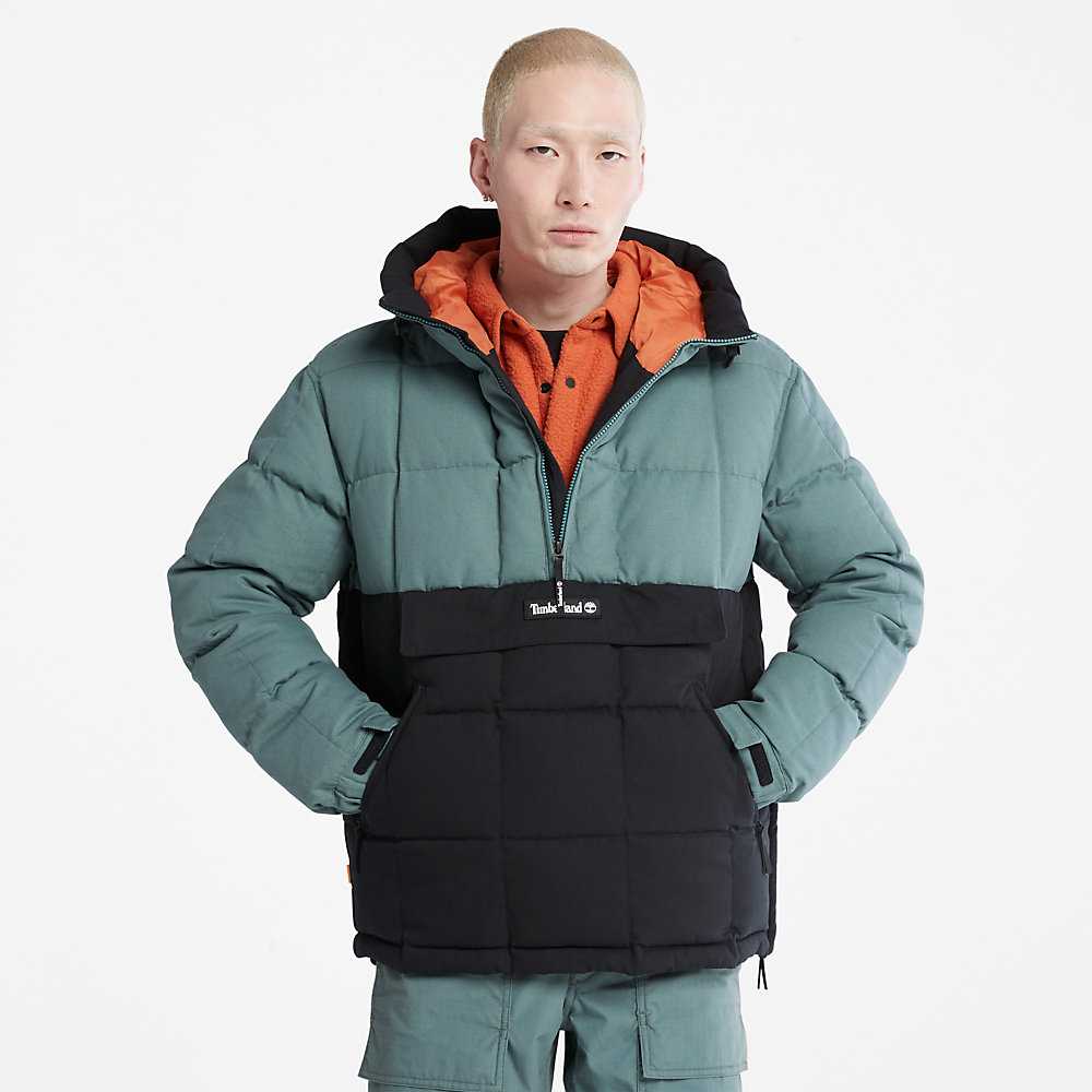 Men's Timberland Progressive Utility Down Jackets Green | UAE-9760283