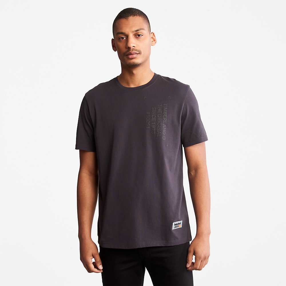 Men's Timberland Progressive Utility T Shirts Black | UAE-1648230