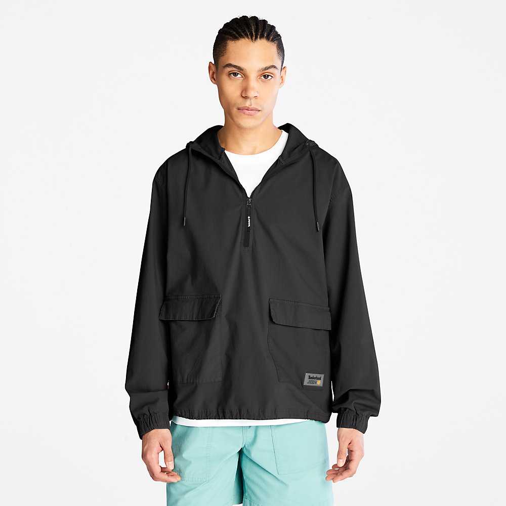 Men's Timberland Progressive Utility Windbreaker Black | UAE-3956210