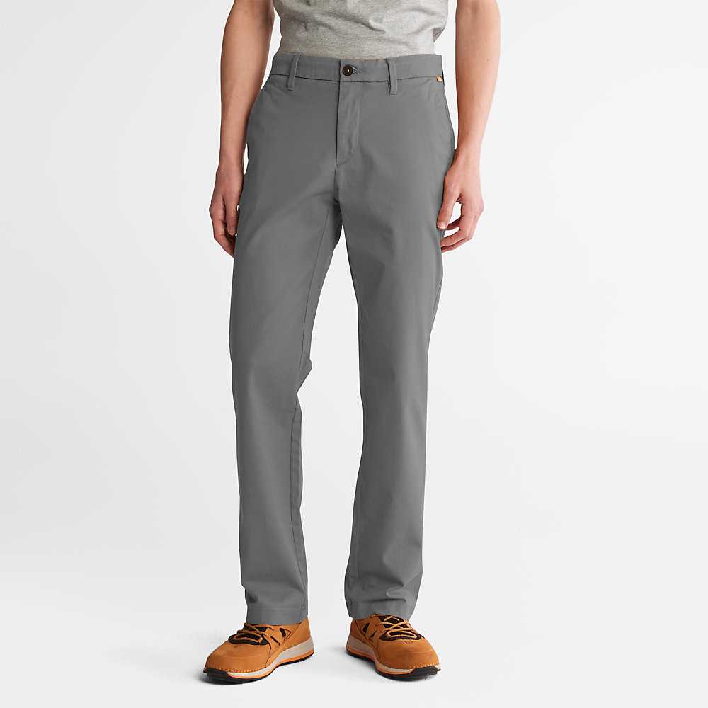 Men's Timberland Squam Lake Chinos Grey | UAE-9078214