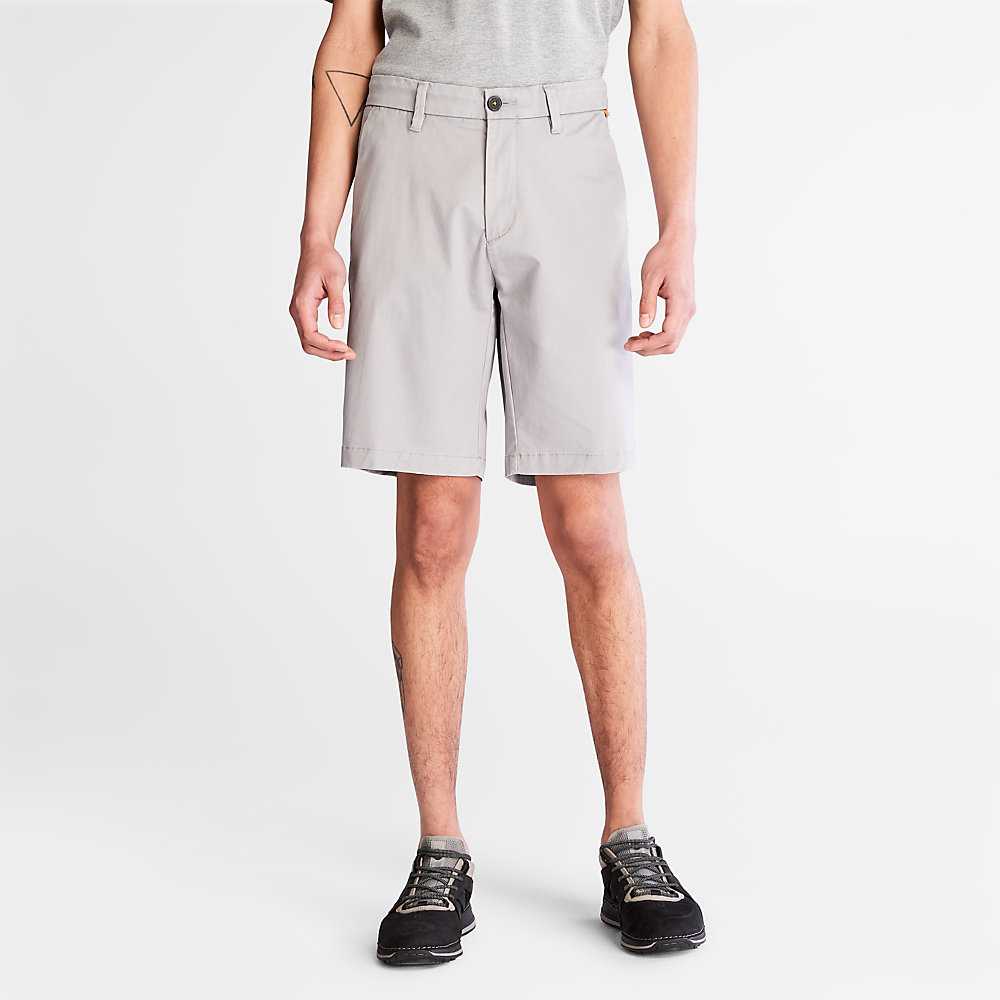 Men's Timberland Squam Lake Shorts Light Grey | UAE-1279834