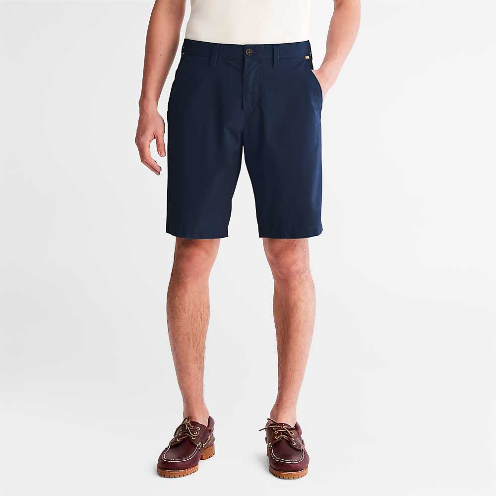 Men's Timberland Squam Lake Shorts Navy | UAE-7518204