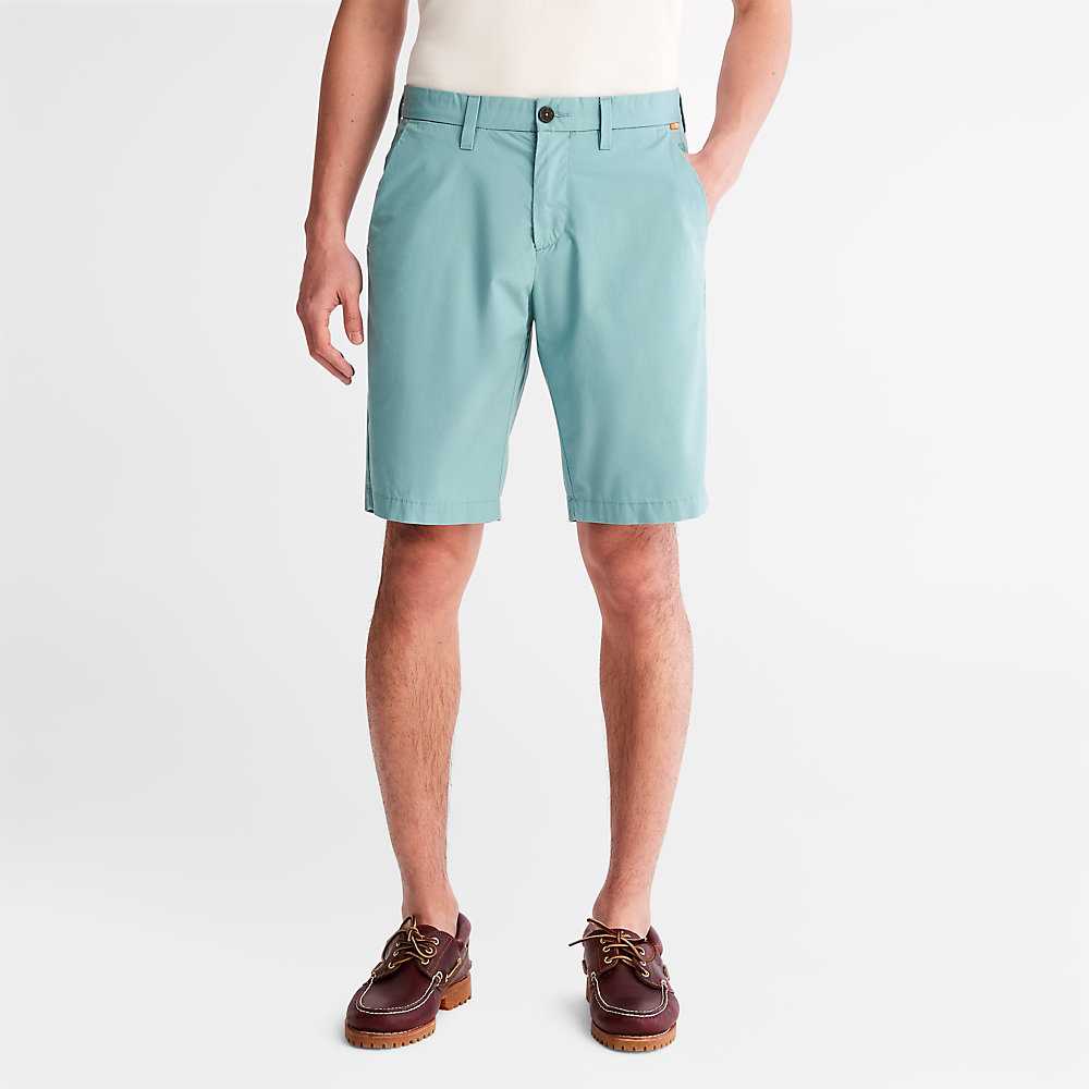 Men's Timberland Squam Lake Shorts Turquoise | UAE-1639072