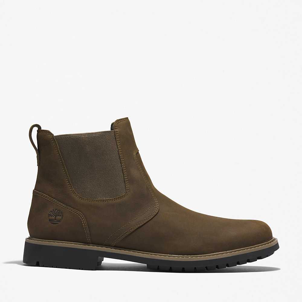 Men's Timberland Stormbucks Chelsea Boots Green | UAE-7086392